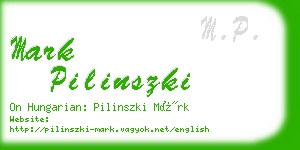 mark pilinszki business card